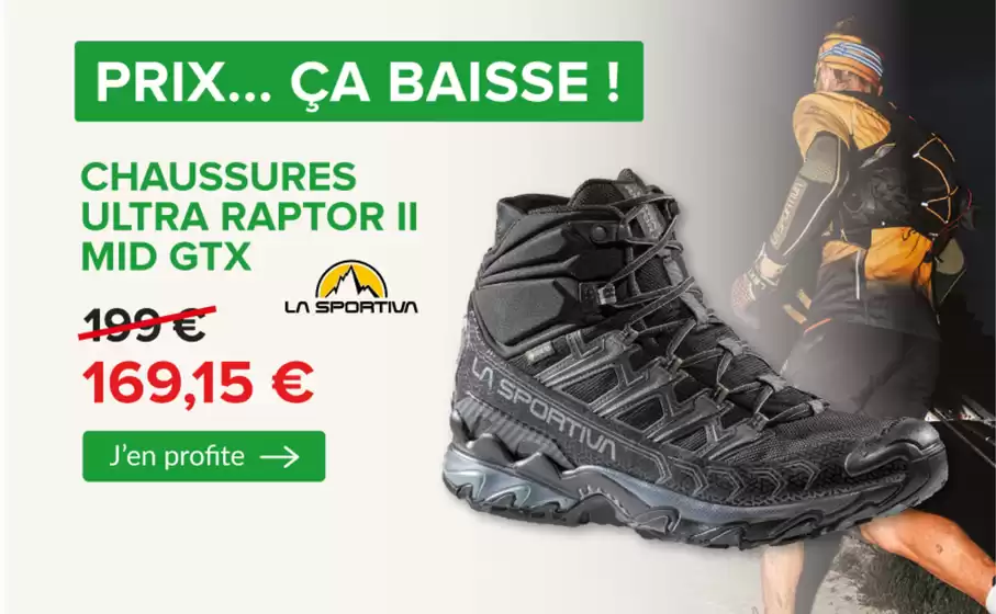 Catalogue Au vieux campeur | CHAUSSURES ULTRA RAPTOR II MID GTX | 2025-10-22T00:00:00.000Z - 2025-11-09T00:00:00.000Z