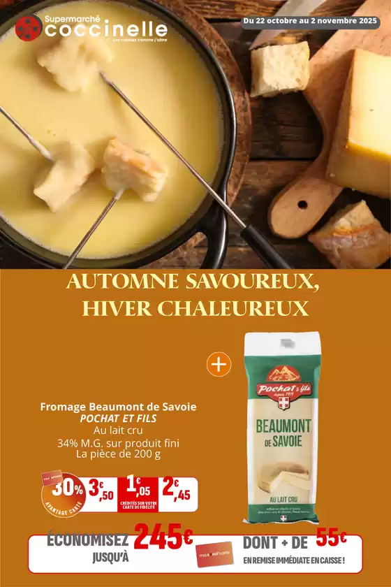 Catalogue Coccinelle Supermarché | AUTOMNE SAVOUREUX, HIVER CHALEUREUX | 2025-10-22T00:00:00.000Z - 2025-11-02T00:00:00.000Z