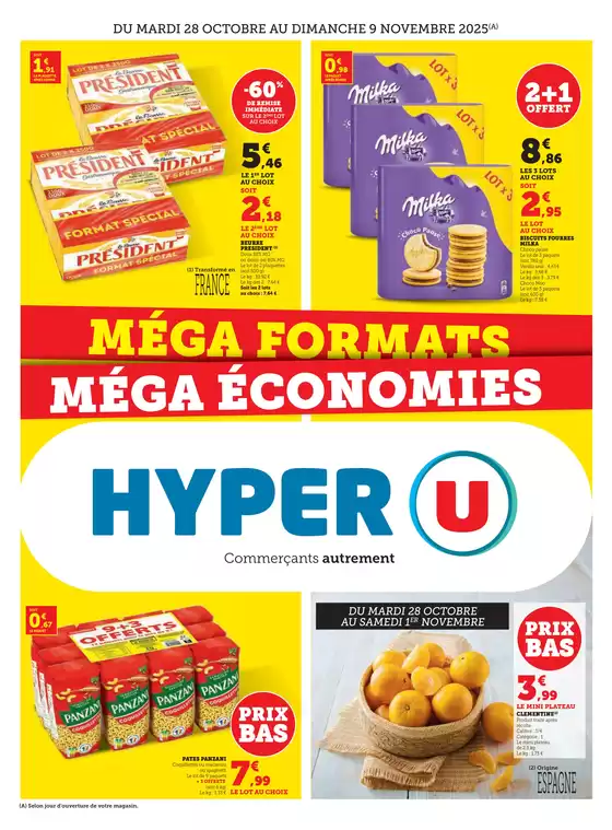 Catalogue Hyper U à Orschwiller | Offre Gros Volumes | 2025-10-28T00:00:00.000Z - 2025-11-09T00:00:00.000Z