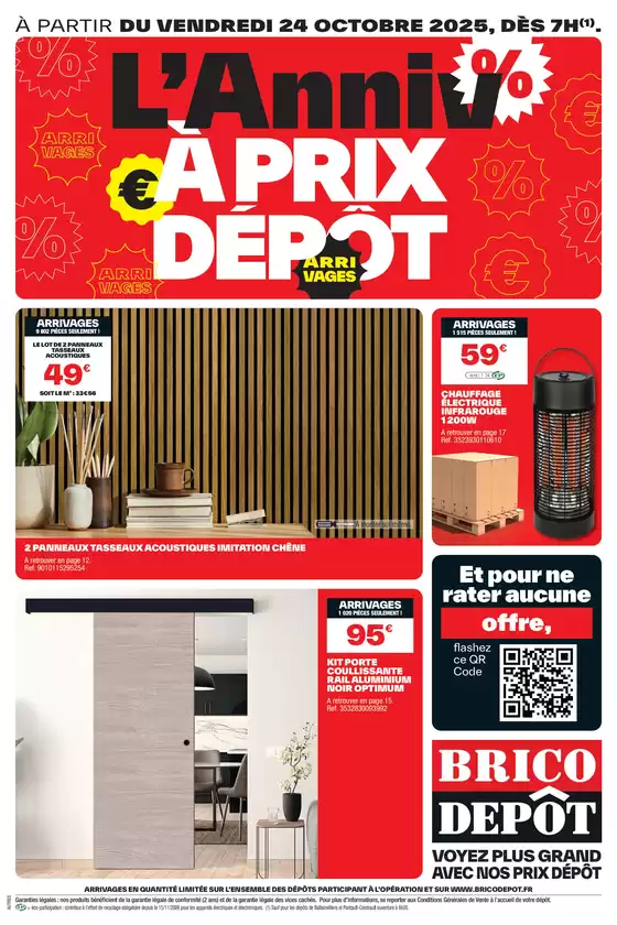 Catalogue Brico Dépôt à Marseille | L’Anniv à prix dépôt ! | 2025-10-24T00:00:00.000Z - 2025-11-06T00:00:00.000Z