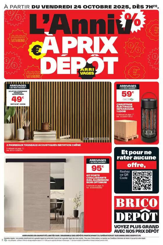 Catalogue Brico Dépôt à Lyon | L’Anniv à prix dépôt ! | 2025-10-24T00:00:00.000Z - 2025-11-06T00:00:00.000Z