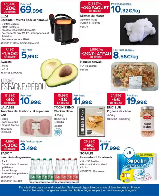 Catalogue Costco à Saint-Cyprien (Pyrénées Orientales) | Promotions spéciales en cours | 2025-10-23T00:00:00.000Z - 2025-10-31T00:00:00.000Z