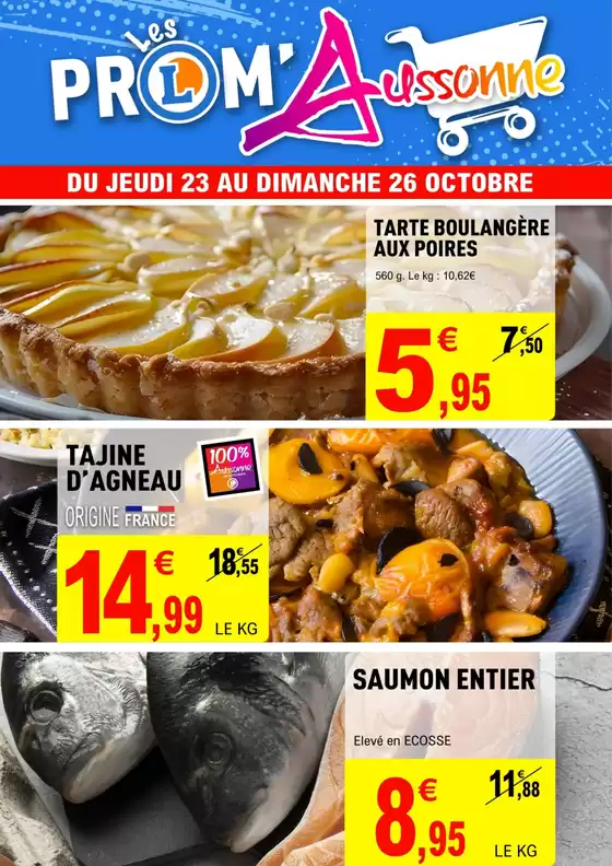 Catalogue E.Leclerc à Saint-Jean-de-Sauves | PROM AUSSONNE SEM 43 | 2025-10-23T00:00:00.000Z - 2025-10-26T00:00:00.000Z