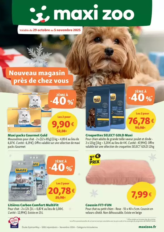 Catalogue Maxi Zoo | Nouveau magasin près de chez vous | 2025-10-29T00:00:00.000Z - 2025-11-05T00:00:00.000Z