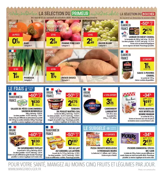 Notre catalogue de la semaine