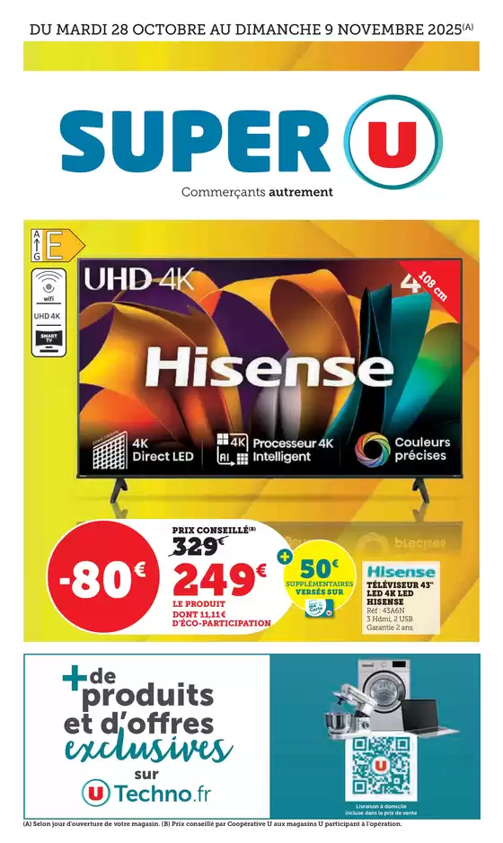 Catalogue Super U à Laval | Spécial Image et Son | 2025-10-28T00:00:00.000Z - 2025-11-09T00:00:00.000Z