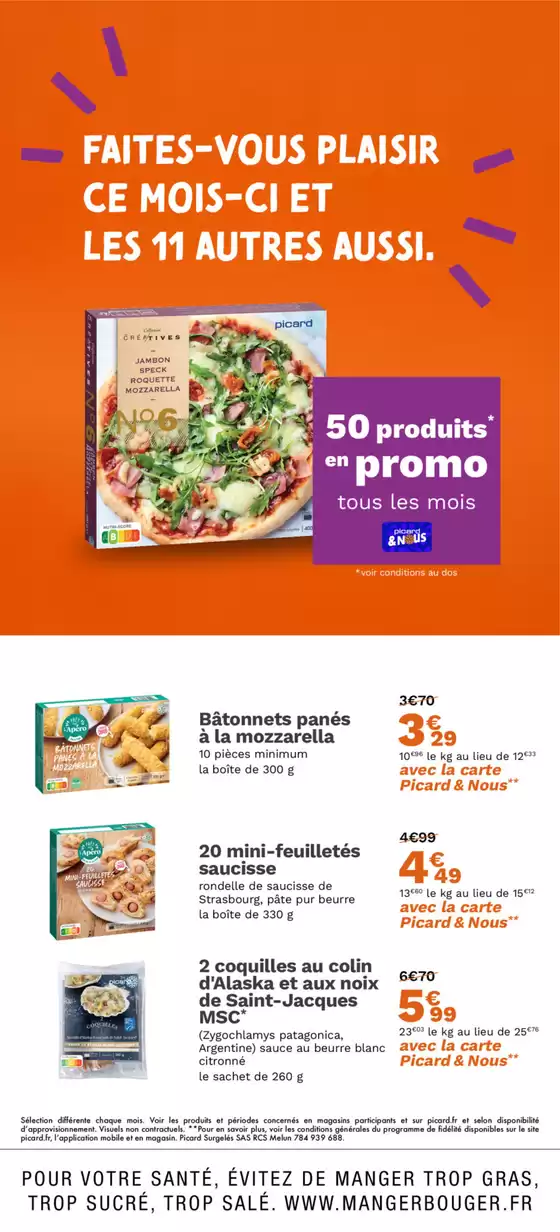 50 produits en promo tous les mois, ça fait plaisir tous les jours !