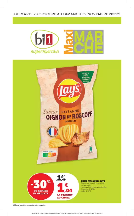 Catalogue Maximarché à Agen | -30% DE REMISE IMMÉDIATE | 2025-10-27T00:00:00.000Z - 2025-11-09T00:00:00.000Z