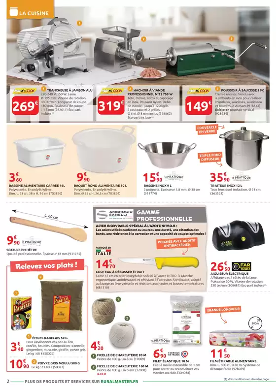 MOTOCULTURE - JARDINAGE - BRICOLAGE - DROGUERIE - ANIMALERIE