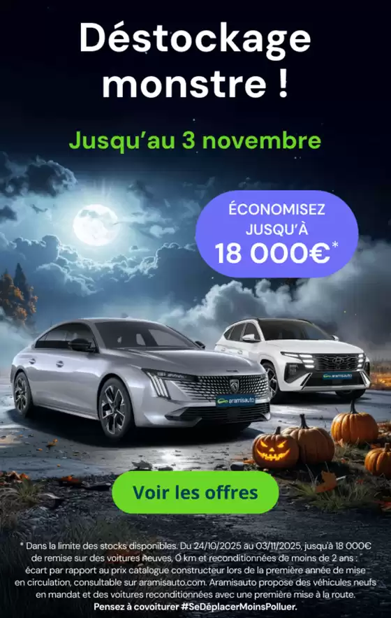 Catalogue Aramis Auto à Arcachon | DESTOCKAGE MONSTRE | 2025-10-27T00:00:00.000Z - 2025-11-03T00:00:00.000Z