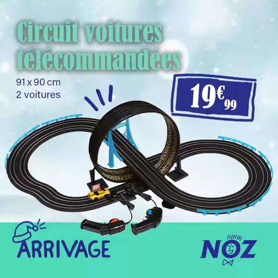 ARRIVAGE Circuit voitures télécommandées