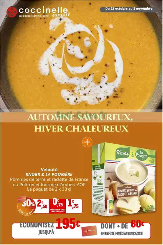 Catalogue Coccinelle Express | AUTOMNE SAVOUREUX, HIVER CHALEUREUX | 2025-10-27T00:00:00.000Z - 2025-11-02T00:00:00.000Z