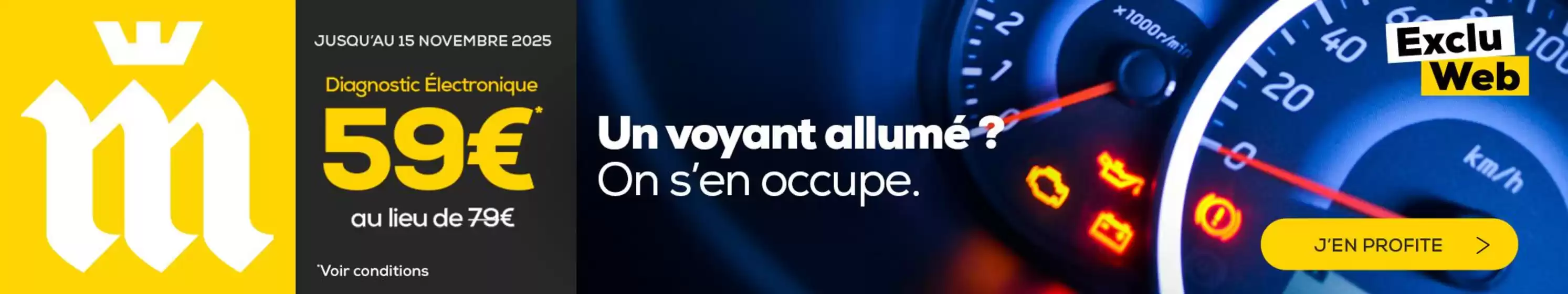 Catalogue Midas | Diagnostic électronique : voyant allumé | 2025-10-28T00:00:00.000Z - 2025-11-19T00:00:00.000Z