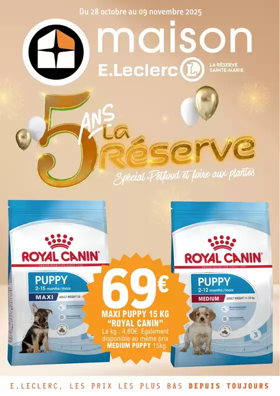 Catalogue E.Leclerc | 25C722LR | 2025-10-28T00:00:00.000Z - 2025-11-09T00:00:00.000Z