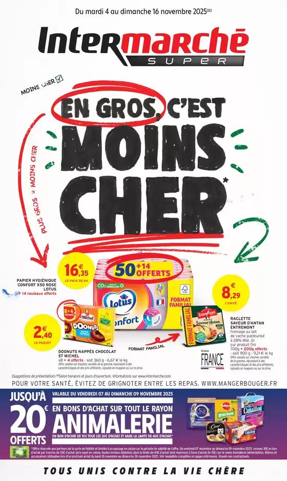 Catalogue Intermarché Hyper à La Réole | GEN NOVEMBRE 2 | 2025-11-04T00:00:00.000Z - 2025-11-16T00:00:00.000Z