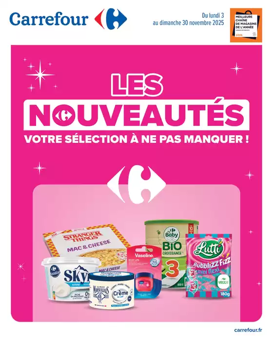 Catalogue Carrefour City | LES NOUVEAUTÉS DE NOVEMBRE | 2025-11-03T00:00:00.000Z - 2025-11-30T00:00:00.000Z