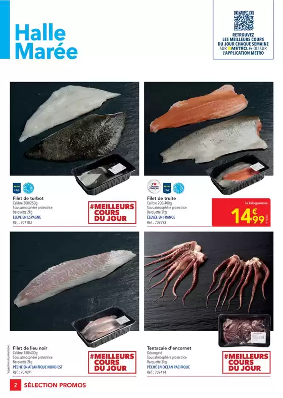 Metro Sélection Promos Restauration