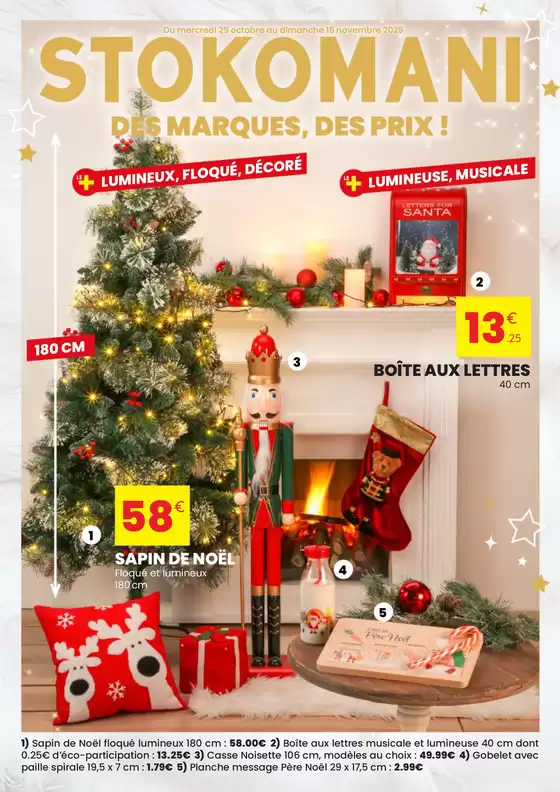Catalogue Stokomani à Aubagne | Décoration de Noël | 2025-10-30T00:00:00.000Z - 2025-12-16T00:00:00.000Z