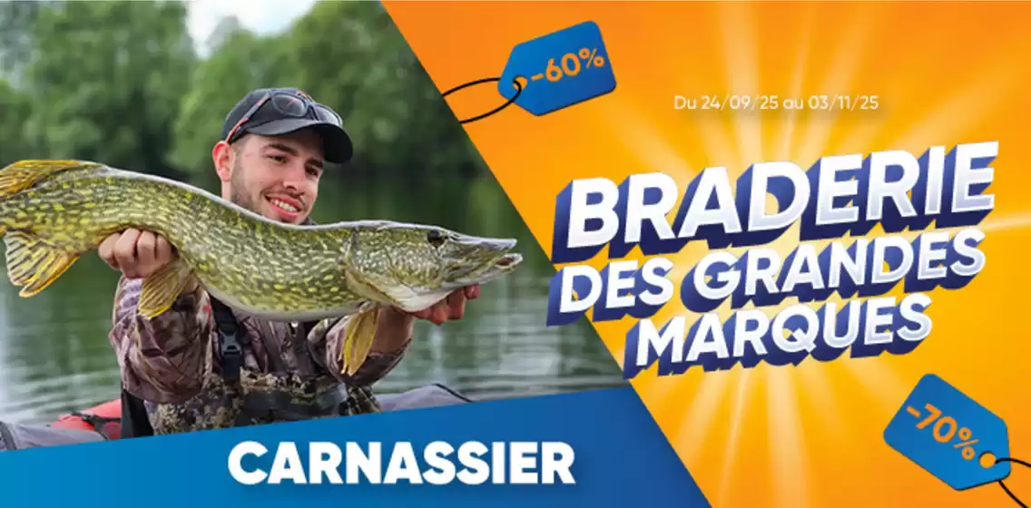 Catalogue Pacific Pêche à Thônes | La Braderie des Grandes Marques est de retour : jusqu'à -70% sur vos articles de pêche préférés ! | 2025-10-30T00:00:00.000Z - 2025-11-03T00:00:00.000Z