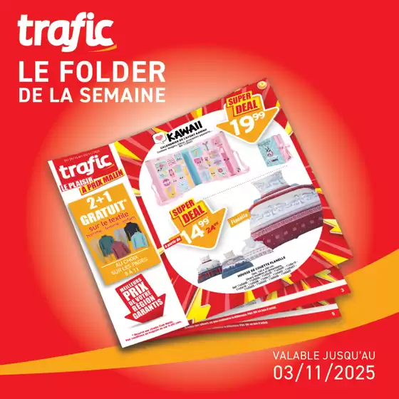 Catalogue Trafic à Bordeaux | NOUVEAU FOLDER DISPONIBLE ! | 2025-10-30T00:00:00.000Z - 2025-11-03T00:00:00.000Z