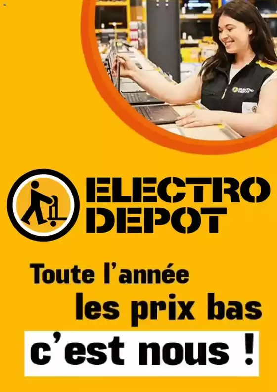 Catalogue Electro Dépôt à Courbevoie | Toute l'année les prix bas c'est nous ! | 2025-10-31T00:00:00.000Z - 2025-11-27T00:00:00.000Z
