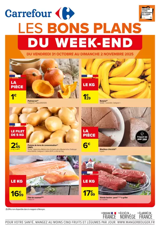 Catalogue Carrefour Drive à Scionzier | LES BONS PLANS DU WEEK-END | 2025-10-31T00:00:00.000Z - 2025-11-02T00:00:00.000Z