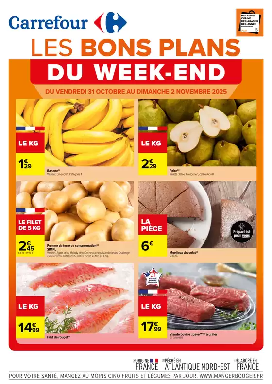 Catalogue Carrefour Express à Hagondange | LES BONS PLANS DU WEEK-END | 2025-10-31T00:00:00.000Z - 2025-11-02T00:00:00.000Z