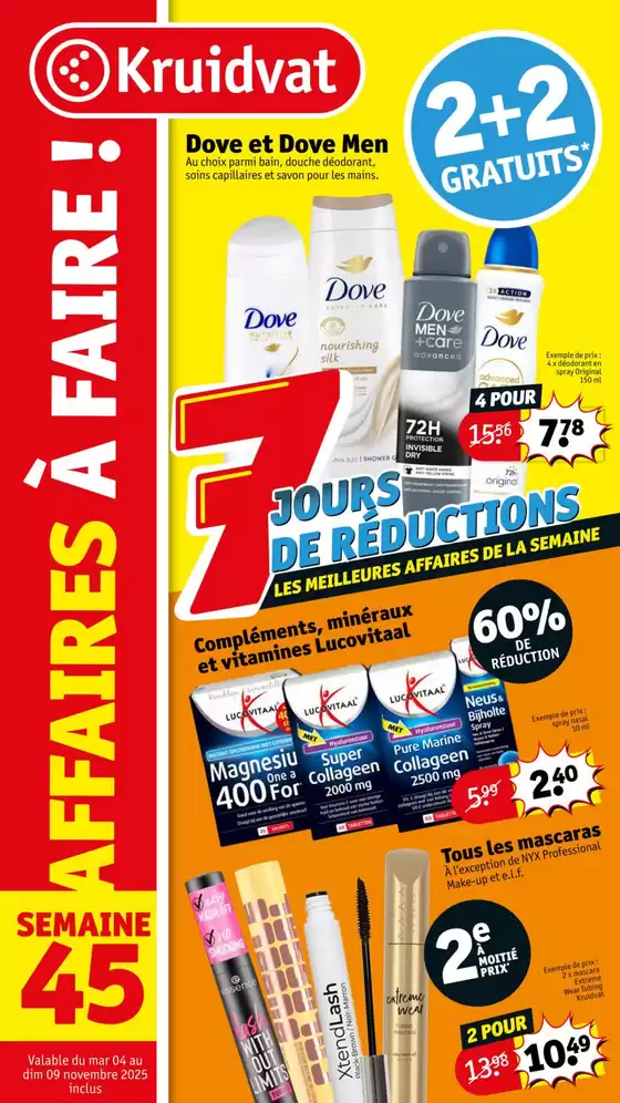 Catalogue Kruidvat à Saint-Jean-du-Falga | Dépliant 45 | 2025-11-04T00:00:00.000Z - 2025-11-09T00:00:00.000Z
