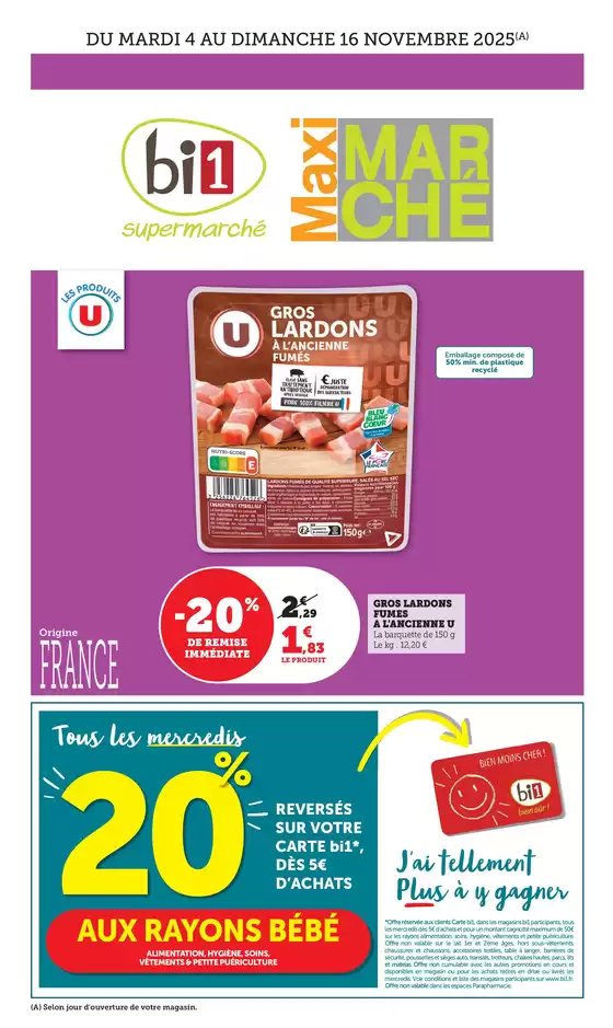 Catalogue Maximarché à Suresnes | LES OFFRES DU MARCHÉ | 2025-11-03T00:00:00.000Z - 2025-11-16T00:00:00.000Z