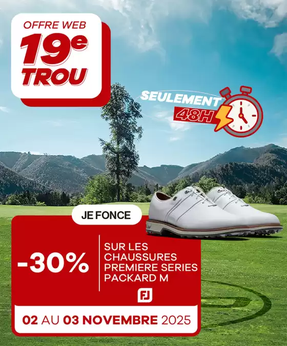 Catalogue Golf Plus à Villemandeur | FOOTJOY - CHAUSSURES PREMIERE SERIES PACKARD BLANCHE | 2025-11-03T00:00:00.000Z - 2025-11-03T00:00:00.000Z