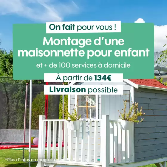 Et bénéficiez de 50% de crédit d’impôt sur les prestations de service éligibles** ! 