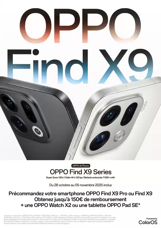 Catalogue LDLC à Chelles (Seine et Marne) | Jusqu'à 150€ remboursés + une Oppo Watch X2 ou une tablette Pad SE offerte | 2025-11-03T00:00:00.000Z - 2025-11-05T00:00:00.000Z