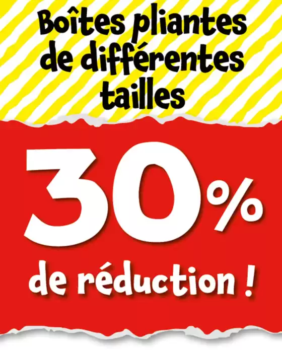De nombreux articles 30 % de réduction !