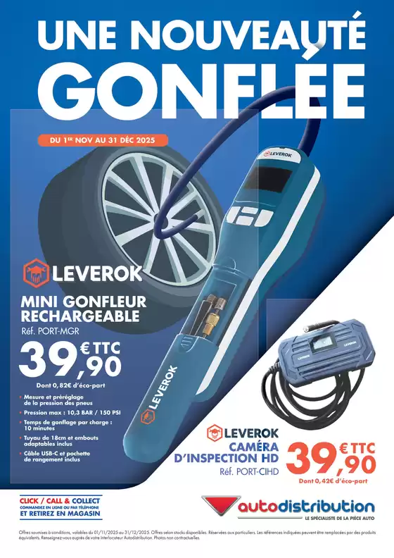 Catalogue Autodistribution à Nogaro | Une Nouveauté gonflee | 2025-11-04T00:00:00.000Z - 2025-12-31T00:00:00.000Z