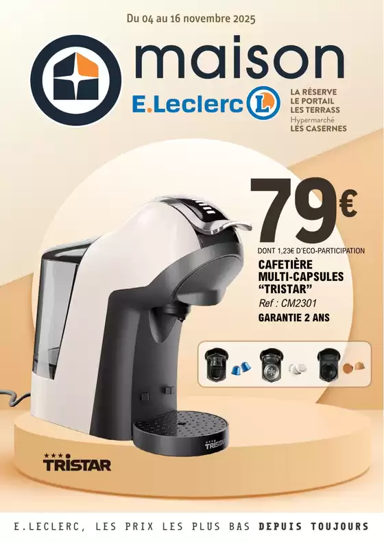 Catalogue E.Leclerc à Villedaigne | 25C823LR | 2025-11-04T00:00:00.000Z - 2025-11-16T00:00:00.000Z