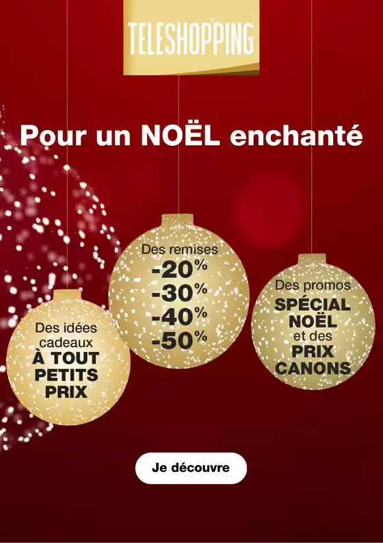 Catalogue Teleshopping à Sainte-Geneviève-des-Bois (Essonne) | Pour un NOËL enchanté | 2025-11-04T00:00:00.000Z - 2025-12-04T00:00:00.000Z