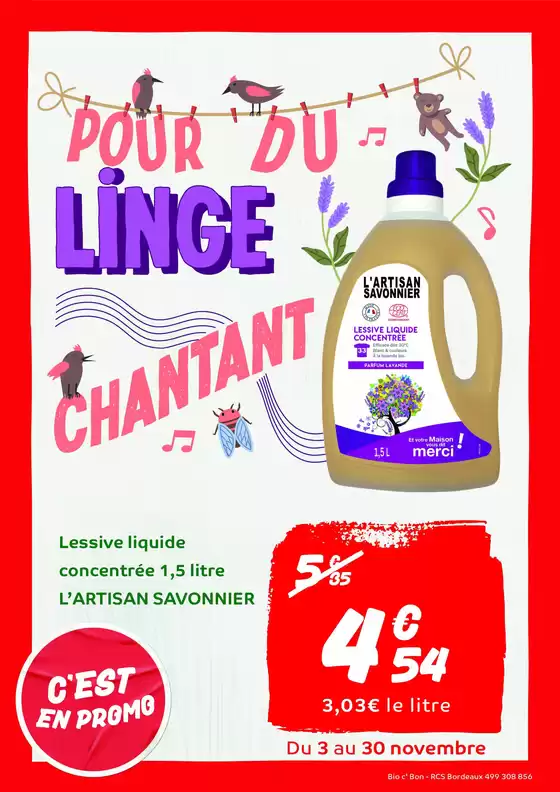 Les bons plans d'novembre