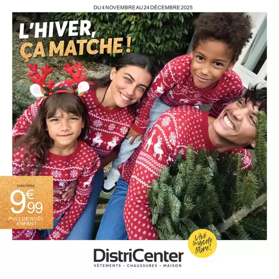 Catalogue DistriCenter à Le Plessis-Bouchard | L'HIVER, ÇA MATCHE ! | 2025-11-05T00:00:00.000Z - 2025-12-24T00:00:00.000Z