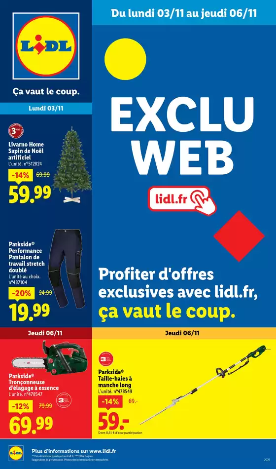 Catalogue Lidl à Port (Ain) | Profiter d'offres exclusives avec lidl.fr, ça vaut le coup. | 2025-11-05T00:00:00.000Z - 2025-11-06T00:00:00.000Z