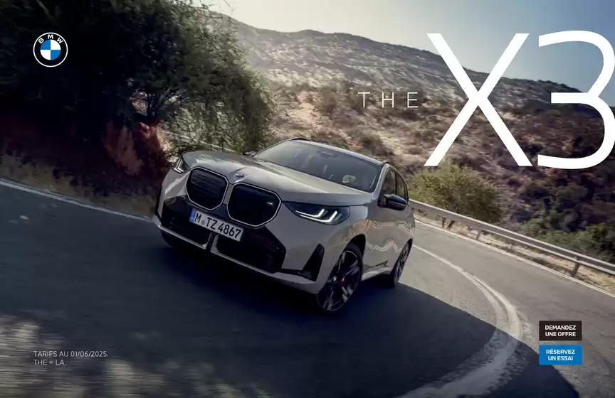 Catalogue BMW à Paris | THE X3 | 2025-11-05T00:00:00.000Z - 2026-11-05T00:00:00.000Z