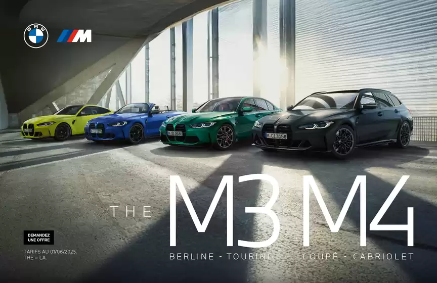Catalogue BMW à Plaintel | The M3 M4 | 2025-11-05T00:00:00.000Z - 2026-11-05T00:00:00.000Z