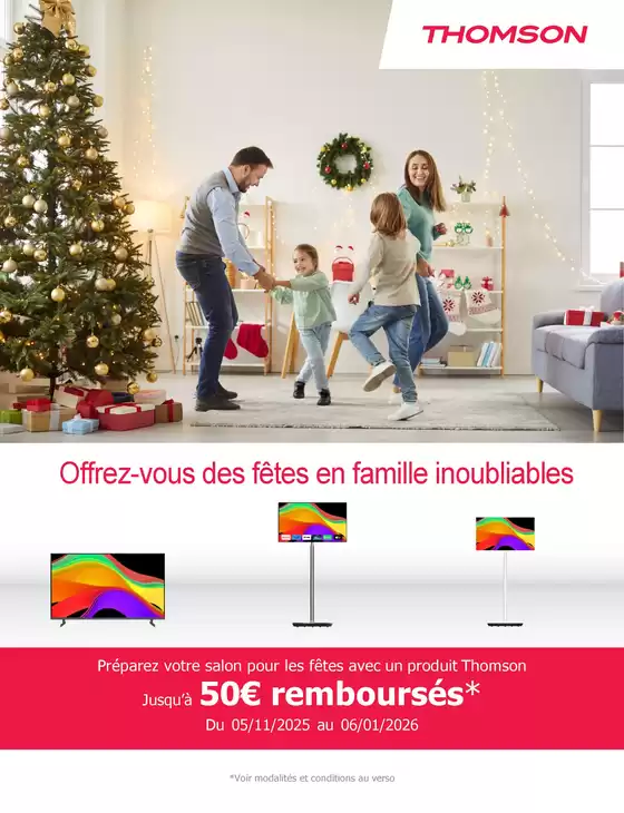 Catalogue Gitem à Auray | Thomson Jusqu’à 50€ remboursés | 2025-11-05T00:00:00.000Z - 2026-01-06T00:00:00.000Z