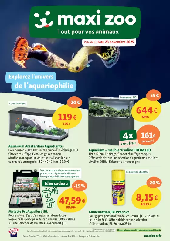 Catalogue Maxi Zoo à Duclair | Explorez l‘univers de l‘aquariophilie | 2025-11-06T00:00:00.000Z - 2025-11-23T00:00:00.000Z