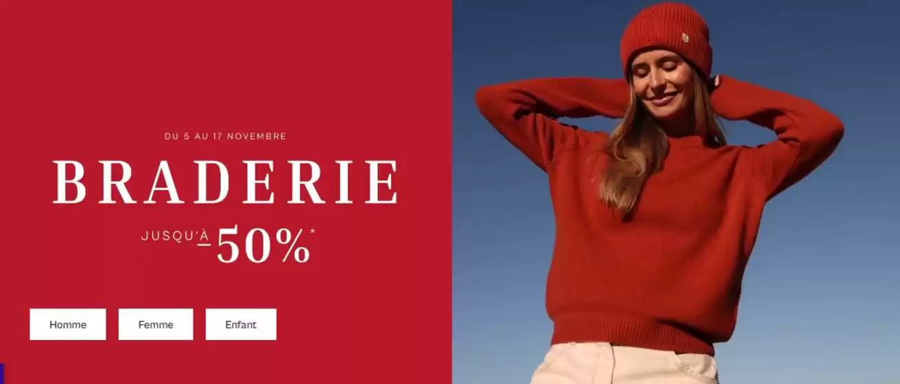 Catalogue Armor Lux à Pont-l'Abbé | BRADERIE: Jusqu'à -50% sur nos anciennes collections* + livraison offerte* | 2025-11-05T00:00:00.000Z - 2025-11-17T00:00:00.000Z