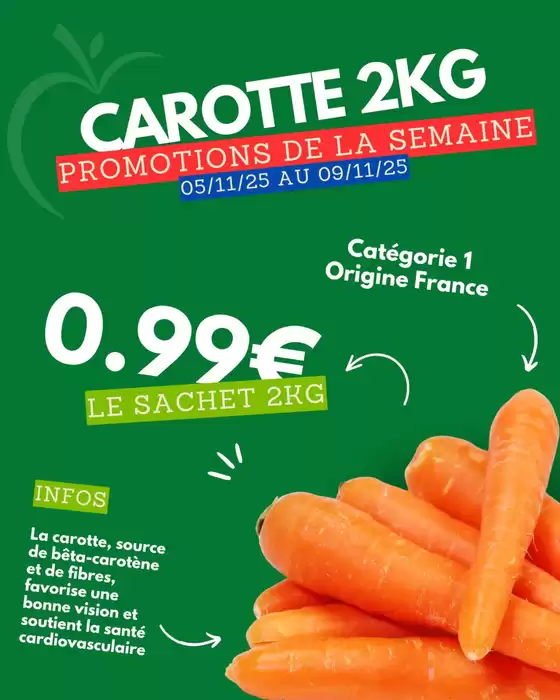 Catalogue marché frais Géant à Corbigny | Duo tonus et fraîcheur chez Marché Frais ! | 2025-11-05T00:00:00.000Z - 2025-11-09T00:00:00.000Z