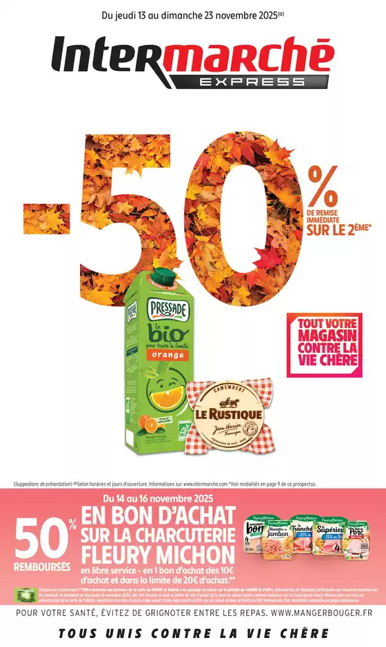 Catalogue Intermarché Express à Levallois-Perret | GEN NOVEMBRE 3 | 2025-11-13T00:00:00.000Z - 2025-11-23T00:00:00.000Z