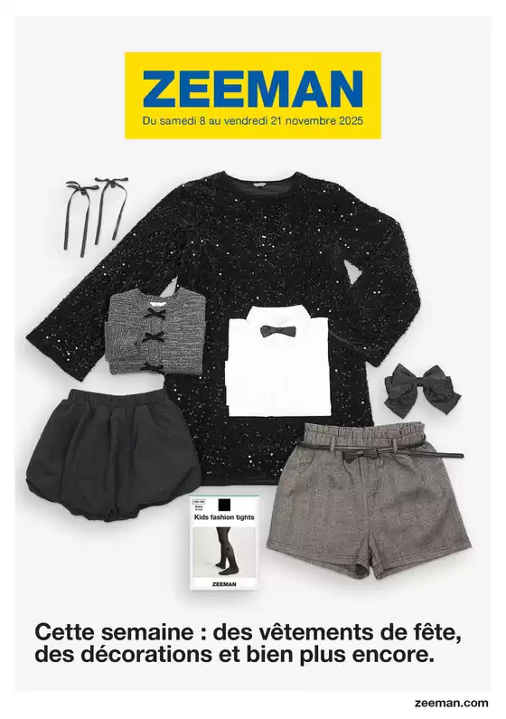 Catalogue Zeeman à Dijon | Cette semaine : des vêtements de fête, des décorations et bien plus encore. | 2025-11-07T00:00:00.000Z - 2025-11-21T00:00:00.000Z