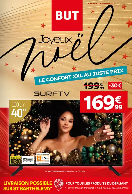 Catalogue BUT à Merlimont | Joyeux Noël | 2025-11-10T00:00:00.000Z - 2025-12-31T00:00:00.000Z