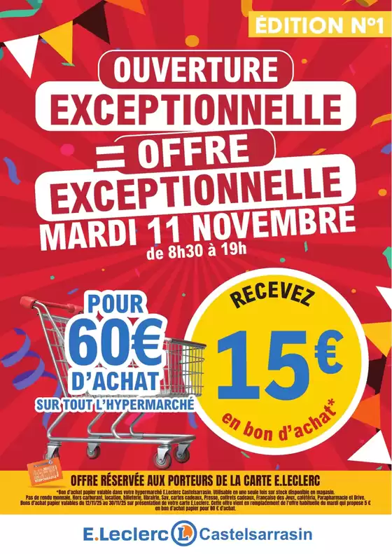 Catalogue E.Leclerc à Sainte-Marguerite-en-Ouche | Catalogue Magasin 0282 - 11 Novembre | 2025-11-12T00:00:00.000Z - 2025-11-30T00:00:00.000Z