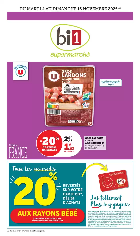 Catalogue Bi1 à Migennes | Catalogue Bi1 | 2025-11-10T00:00:00.000Z - 2025-11-16T00:00:00.000Z